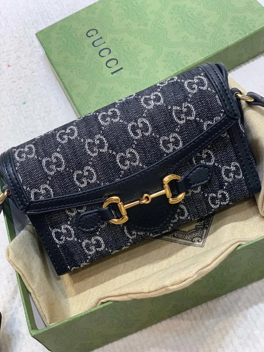 Gucci 1955 Horsebit Mini Crossbody Bag