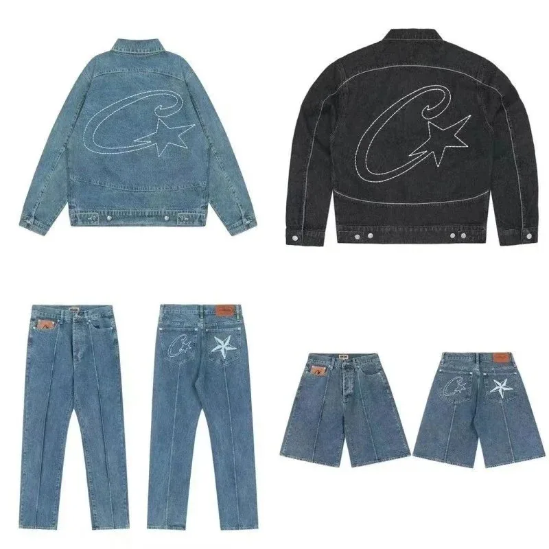 Corteiz Star Logo Denim Jacket