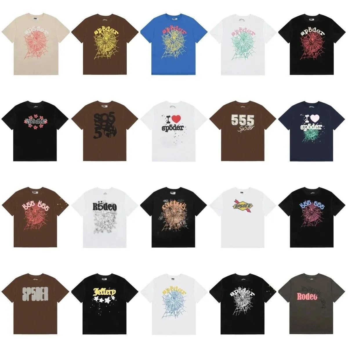 Sp5der (Spider Worldwide) Printed T-Shirts