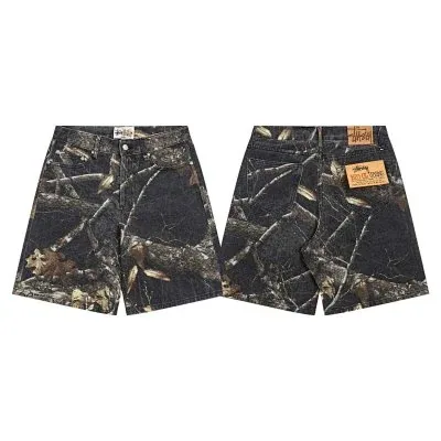 Stussy Camo Denim Shorts