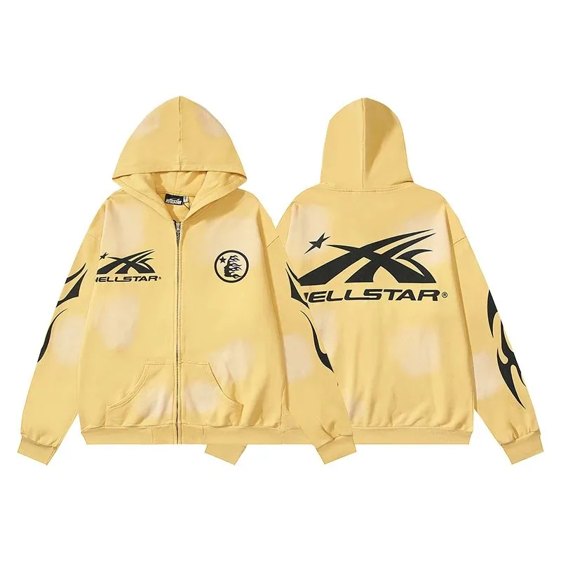 Hellstar Flame Print Hoodie