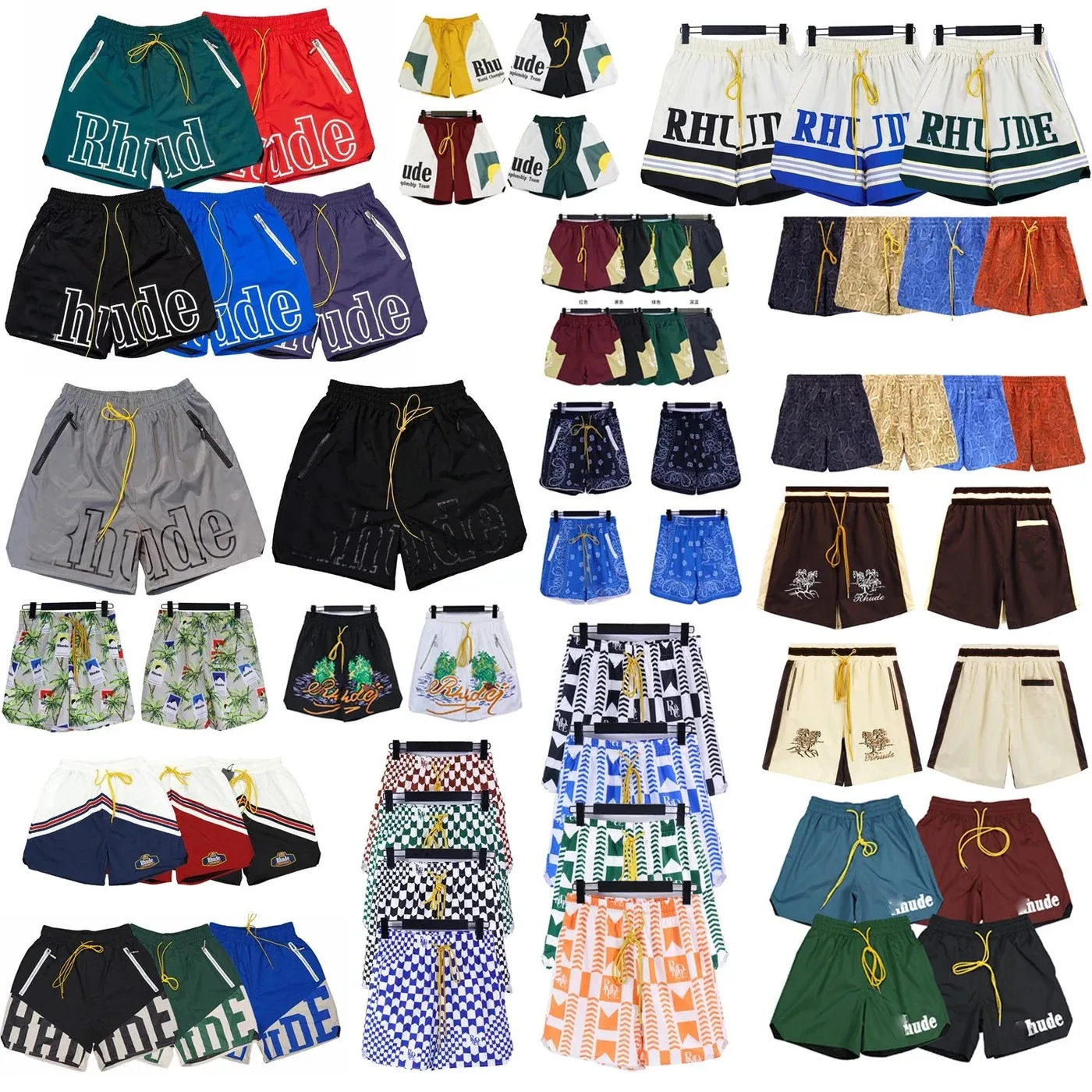 Rhude Brand Casual Shorts
