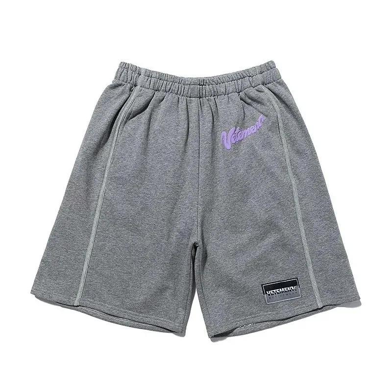 Vetements Signature Embroidered Sweat Shorts