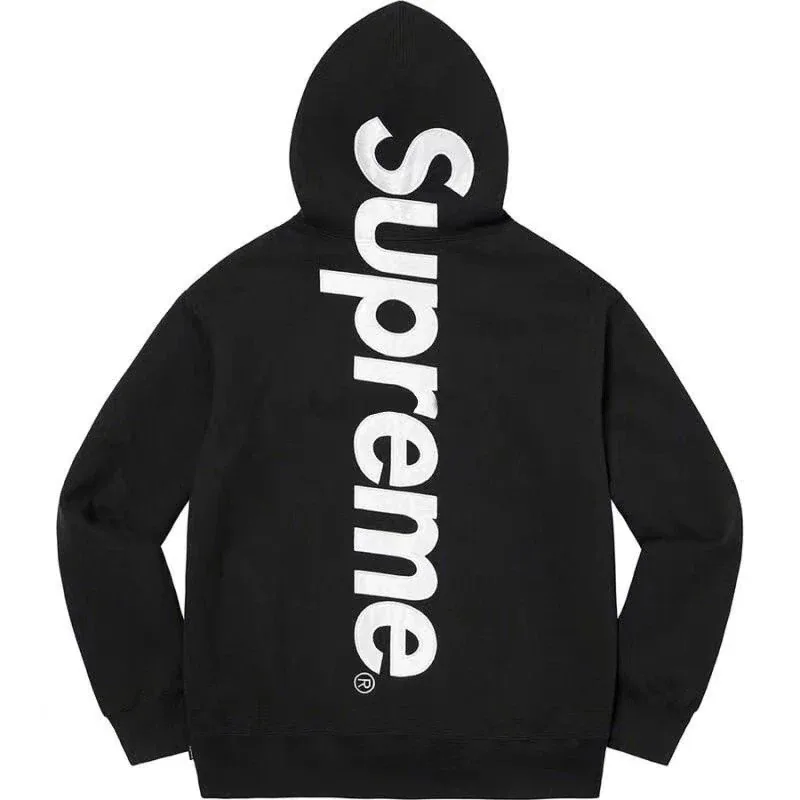 Supreme Vertical Logo Zip-Up Hoodie