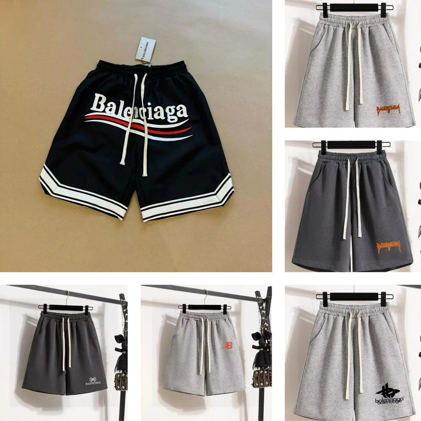 Balenciaga-Style Trendy Shorts
