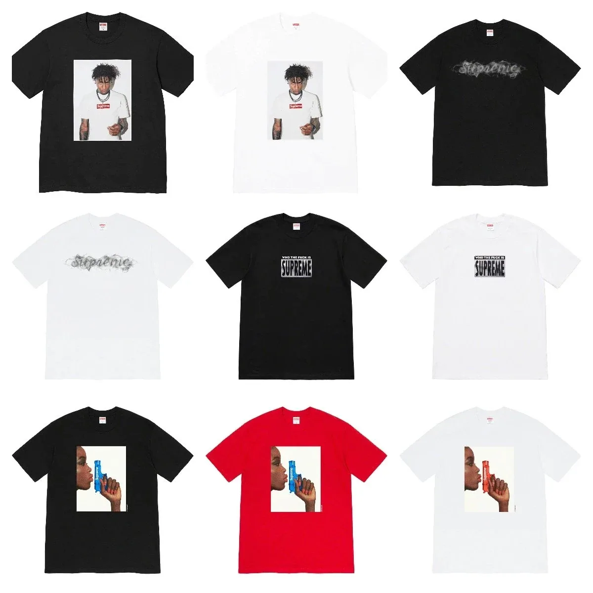 Supreme Brand Themed Graphic T-Shirt