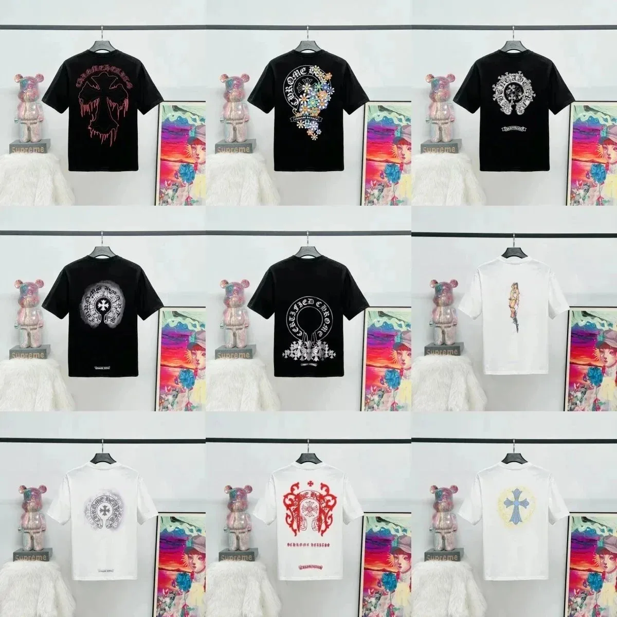 Chrome Hearts-Style T-Shirt