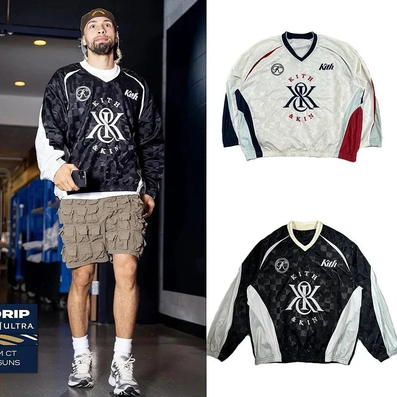 Kith & Kin Football-Style Long-Sleeve Training Top by Kith