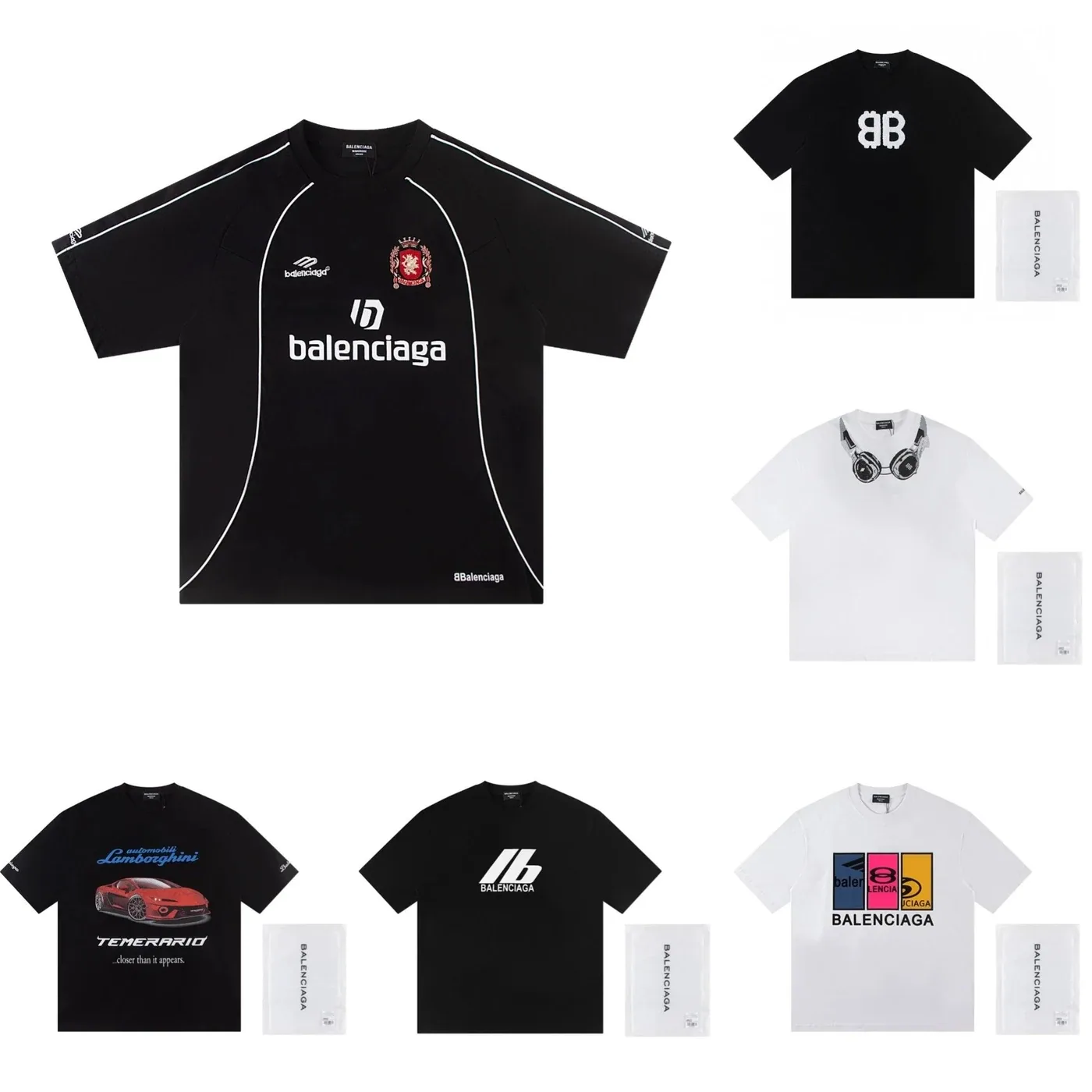 Balenciaga Graphic T-Shirts