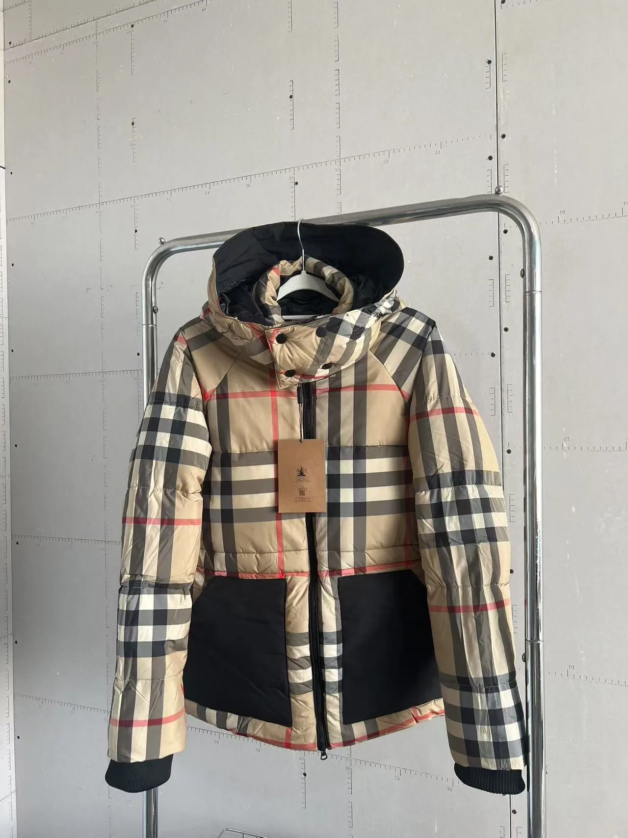 Burberry Check Hooded Jacket