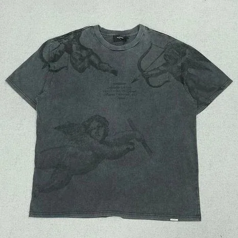 Washed Angel Print T-Shirt