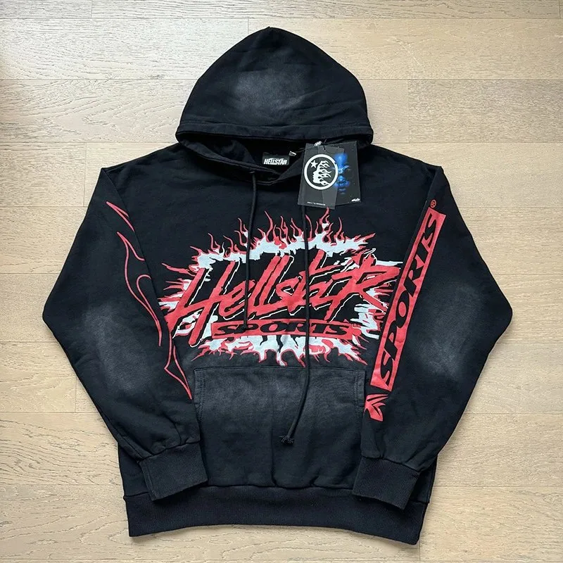 Hellstar Flame Graphic Hoodie