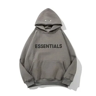 Essentials Tonal Letter Print Hoodie
