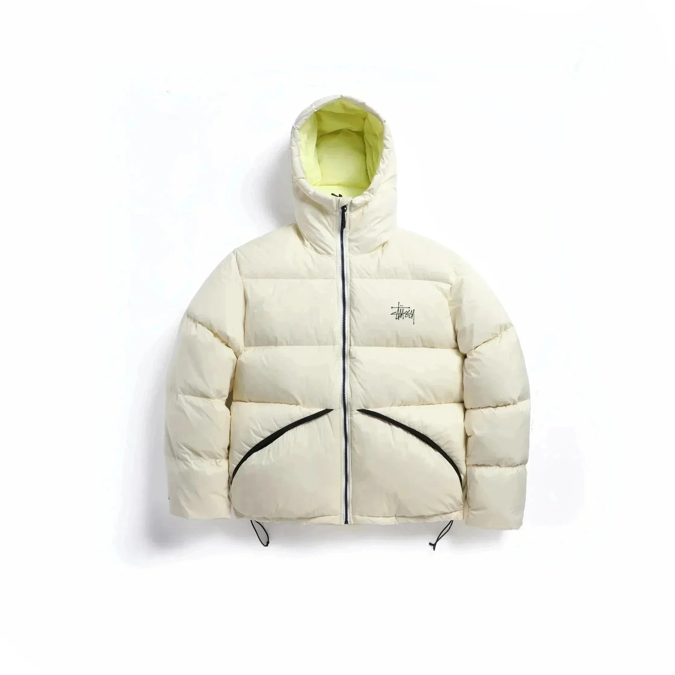 Stüssy Logo Hooded Puffer Jacket