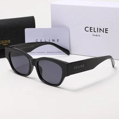 Celine Triomphe Rectangular Sunglasses Black