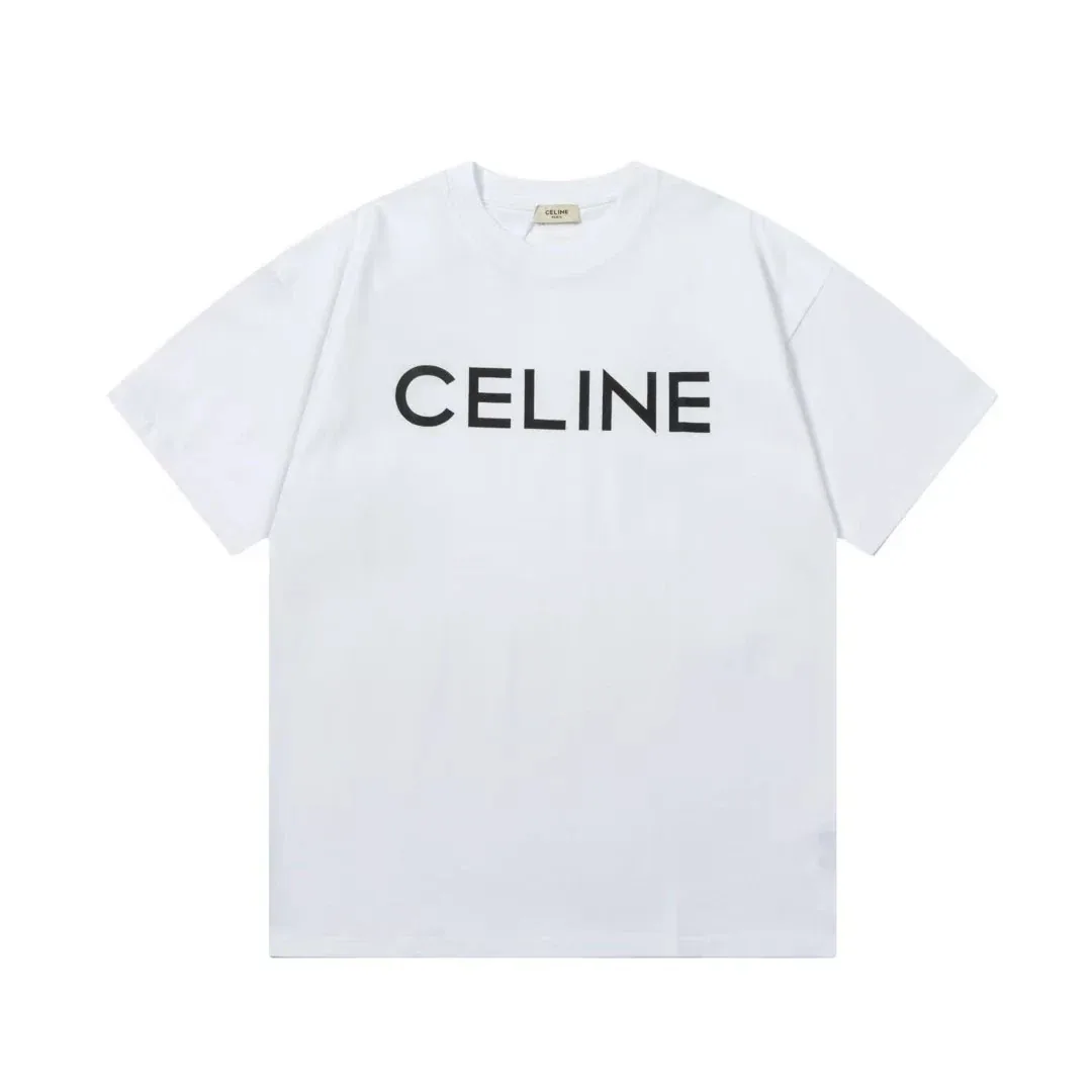 CELINE Classic "Logo" Basic T-Shirt