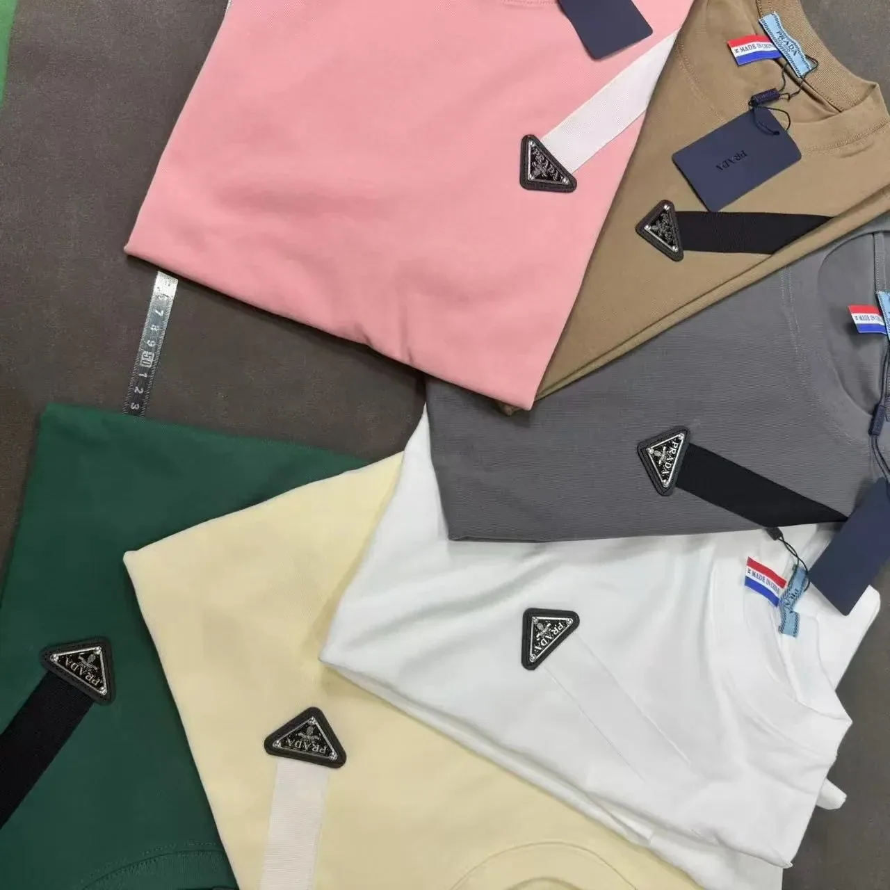 Prada Classic Triangle Logo T-Shirt