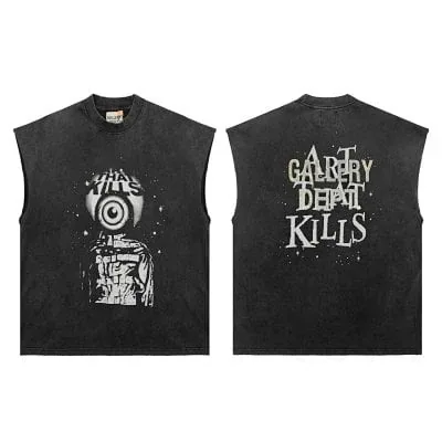 Gallery Dept. Distressed Sleeveless Tank Top