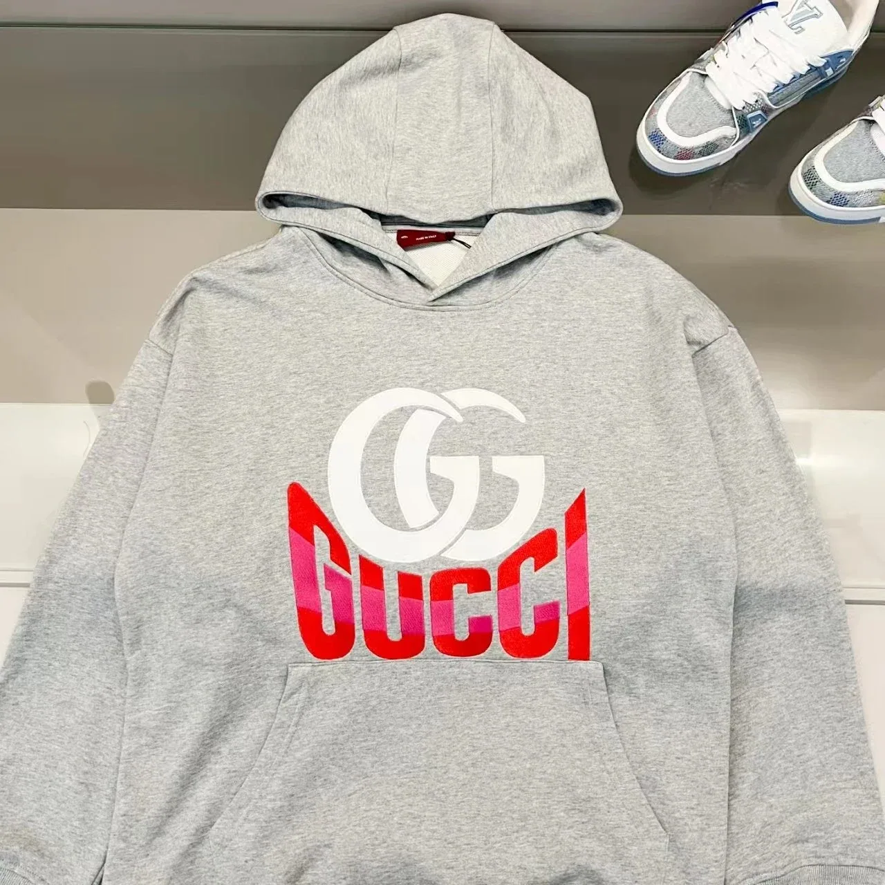 Gucci Classic Double G Logo Hoodie