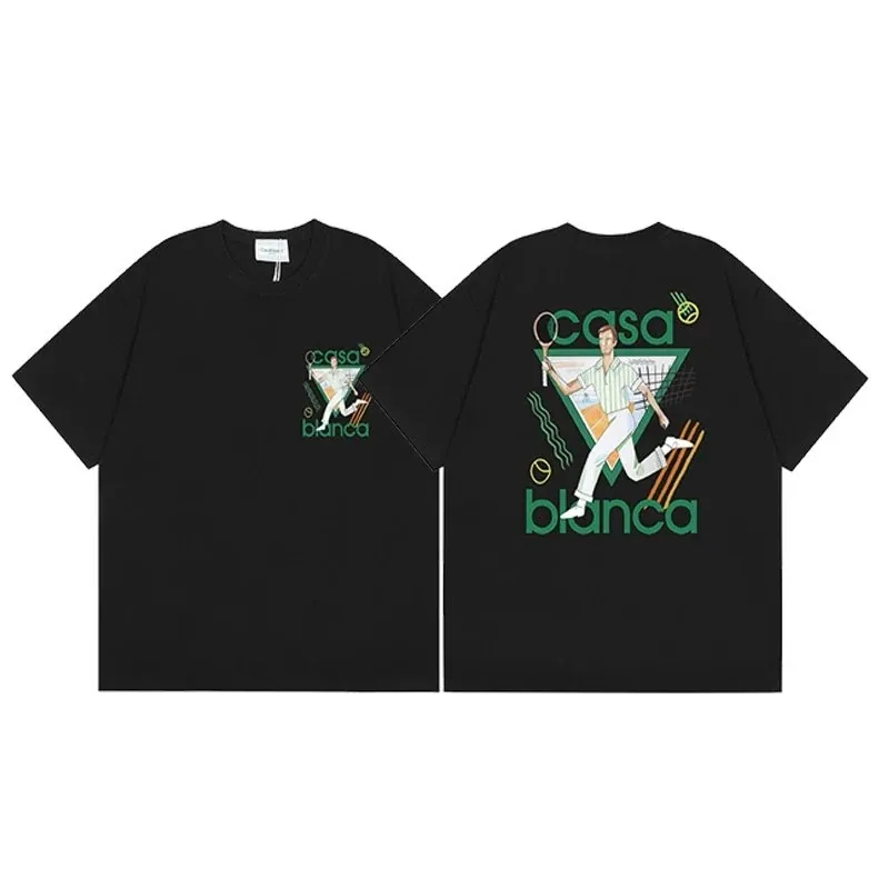 Casablanca Tennis Graphic T-Shirt