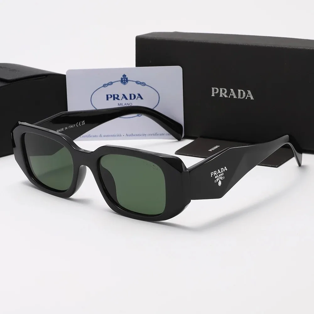 Prada Symbole Sunglasses Black Green