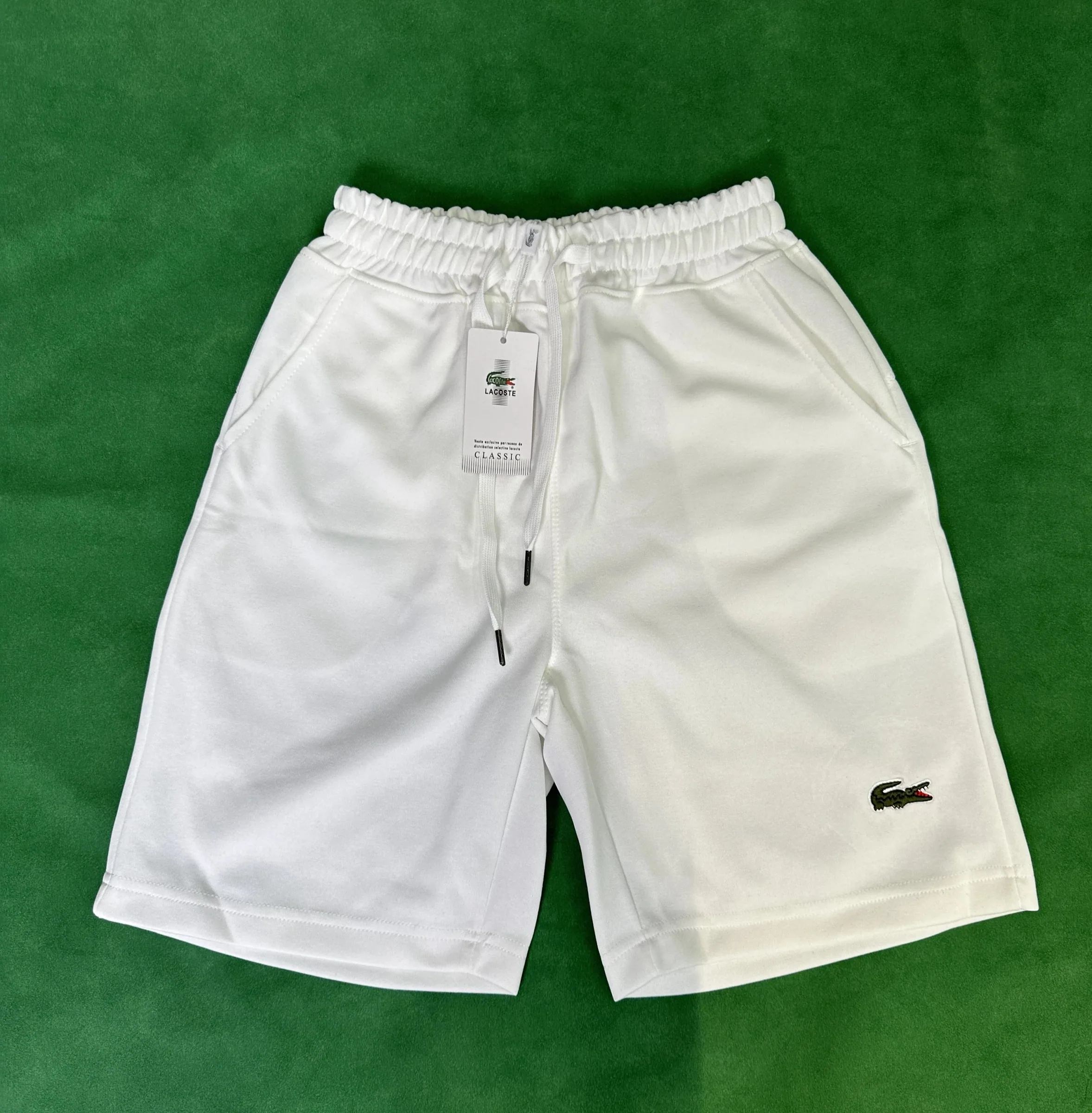 Lacoste Classic White Sweatshorts