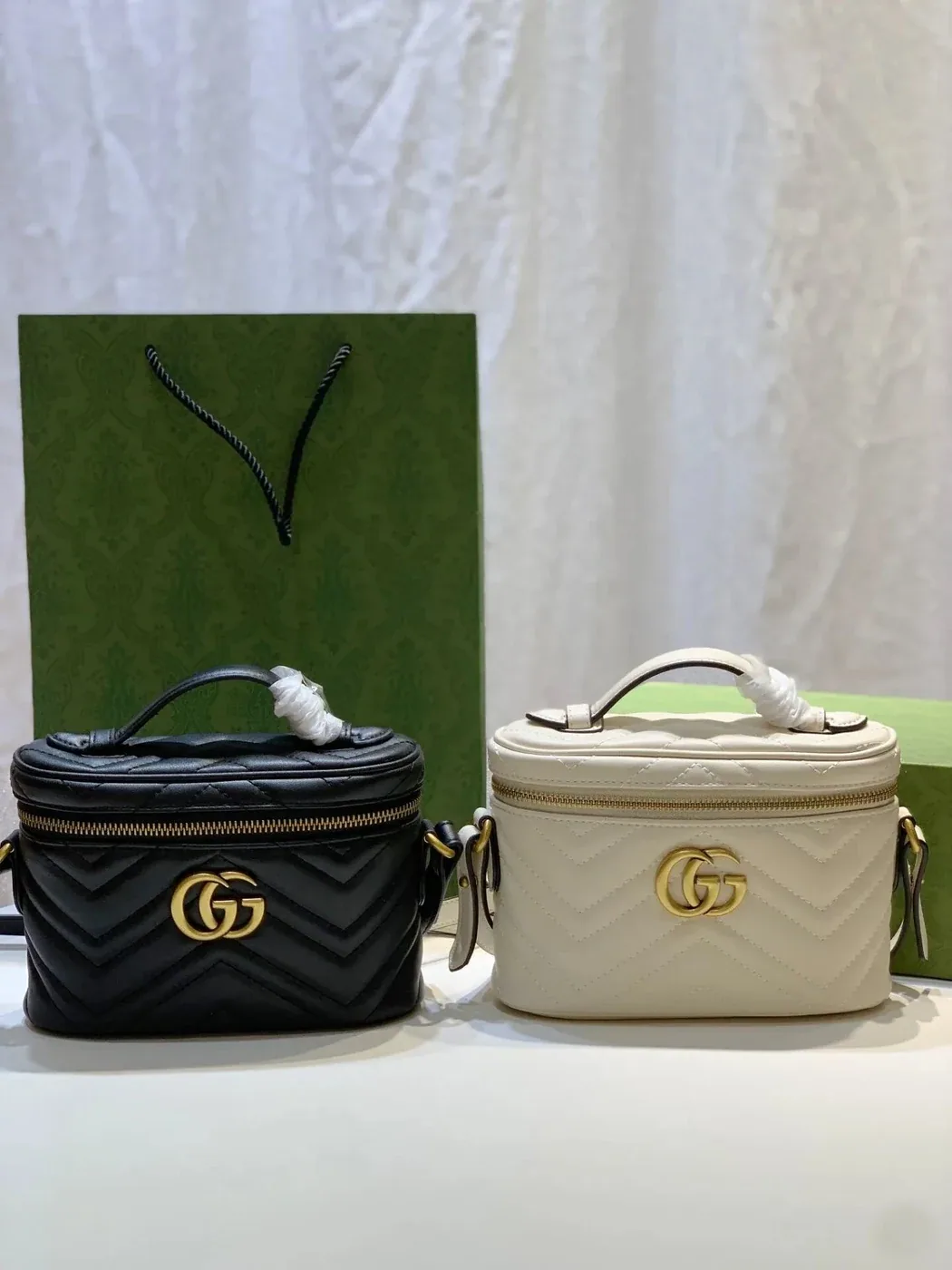 Gucci GG Marmont Cosmetic Case / Box Bag