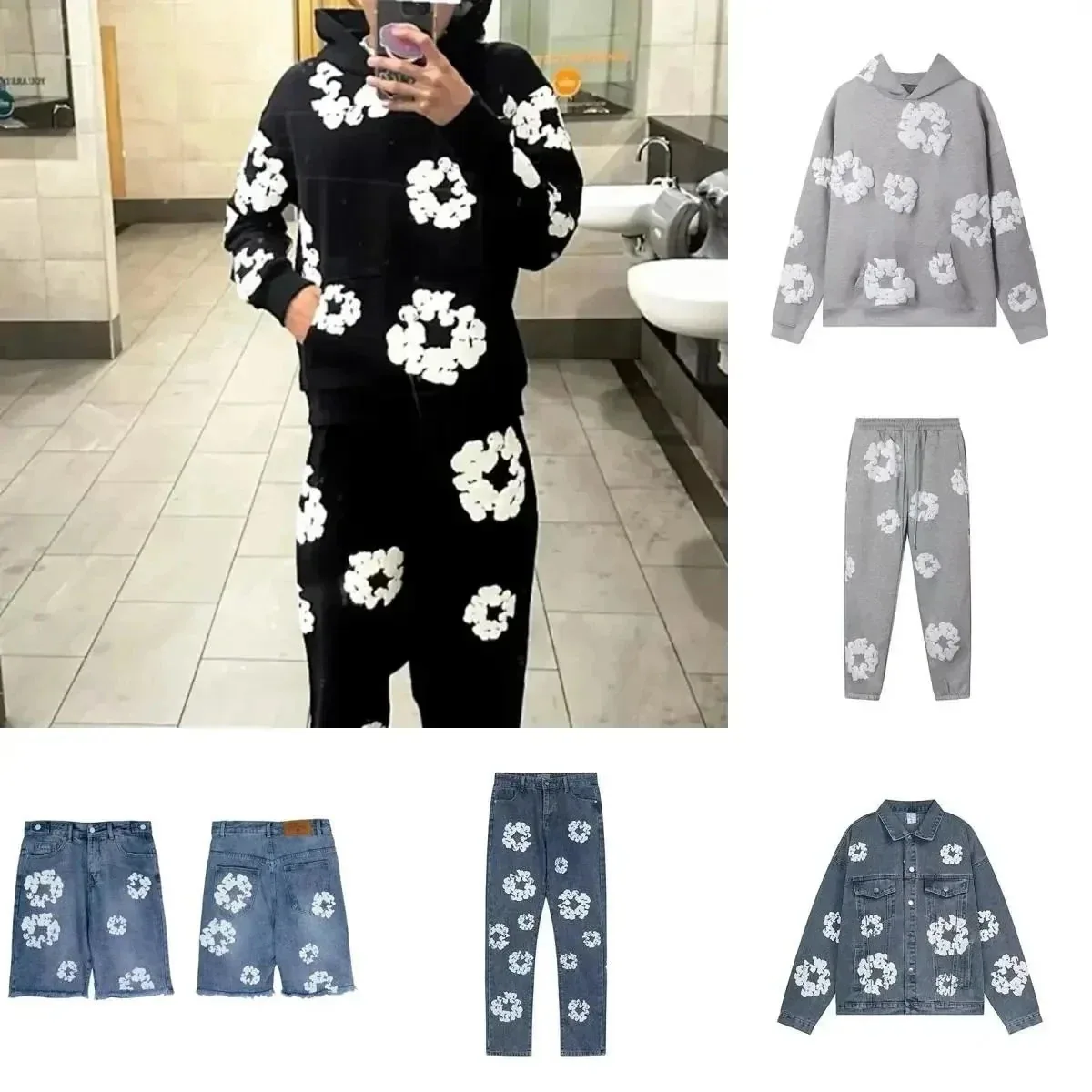 Denim Tears Cotton Wreath Hoodies and Sweatpants