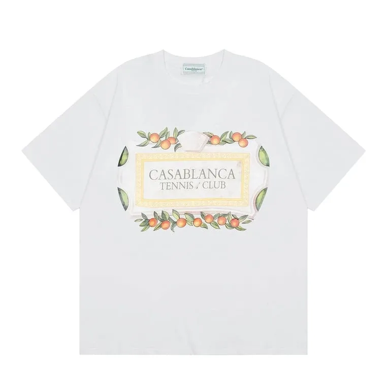 Casablanca Rose Graphic T-Shirt White