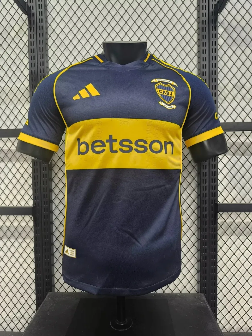 The 2024/25 home kit for the Argentine football club Boca Juniors designed by the sportswear brand adidas