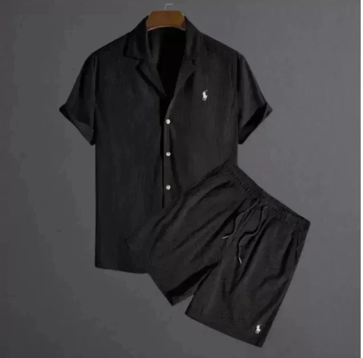 Polo Ralph Lauren Cuban Collar Shirt and Shorts Set