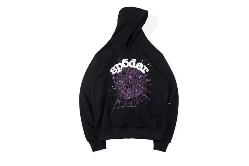 Sp5der (Brand Founded by Young Thug) Spiderweb-Themed Hoodie