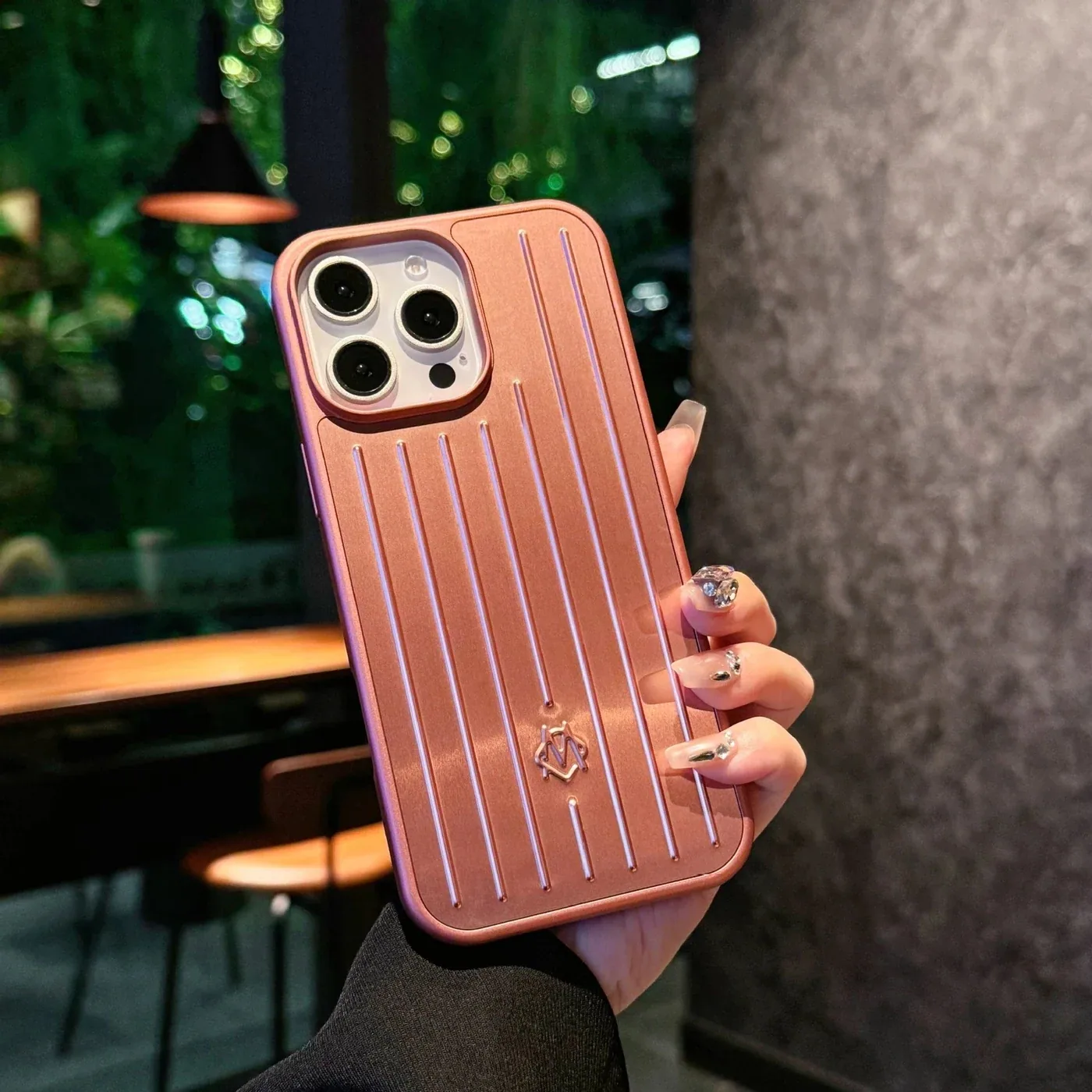 RIMOWA-Style Luggage-Textured Phone Case