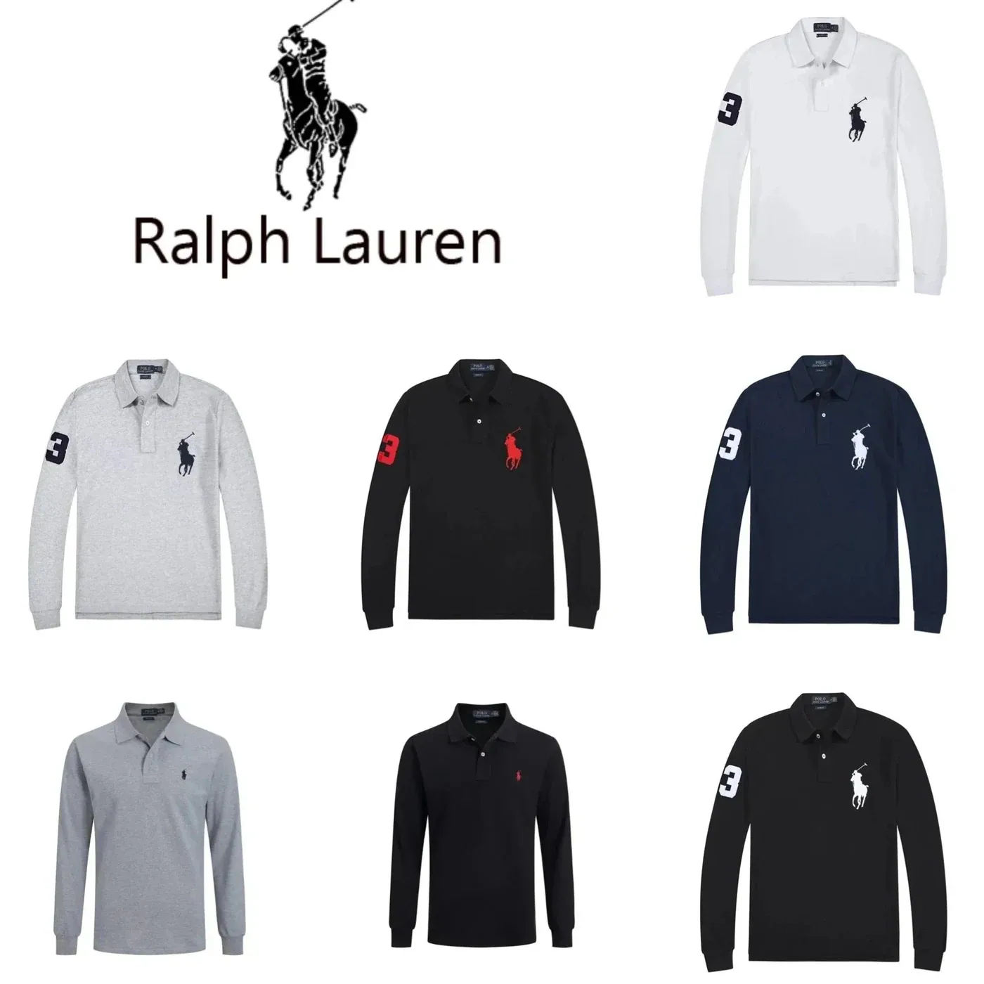 Ralph Lauren Classic Long-Sleeve Polo Shirt