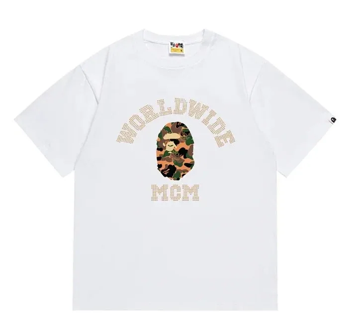 Bape-Style Camouflage Ape Head T-Shirt
