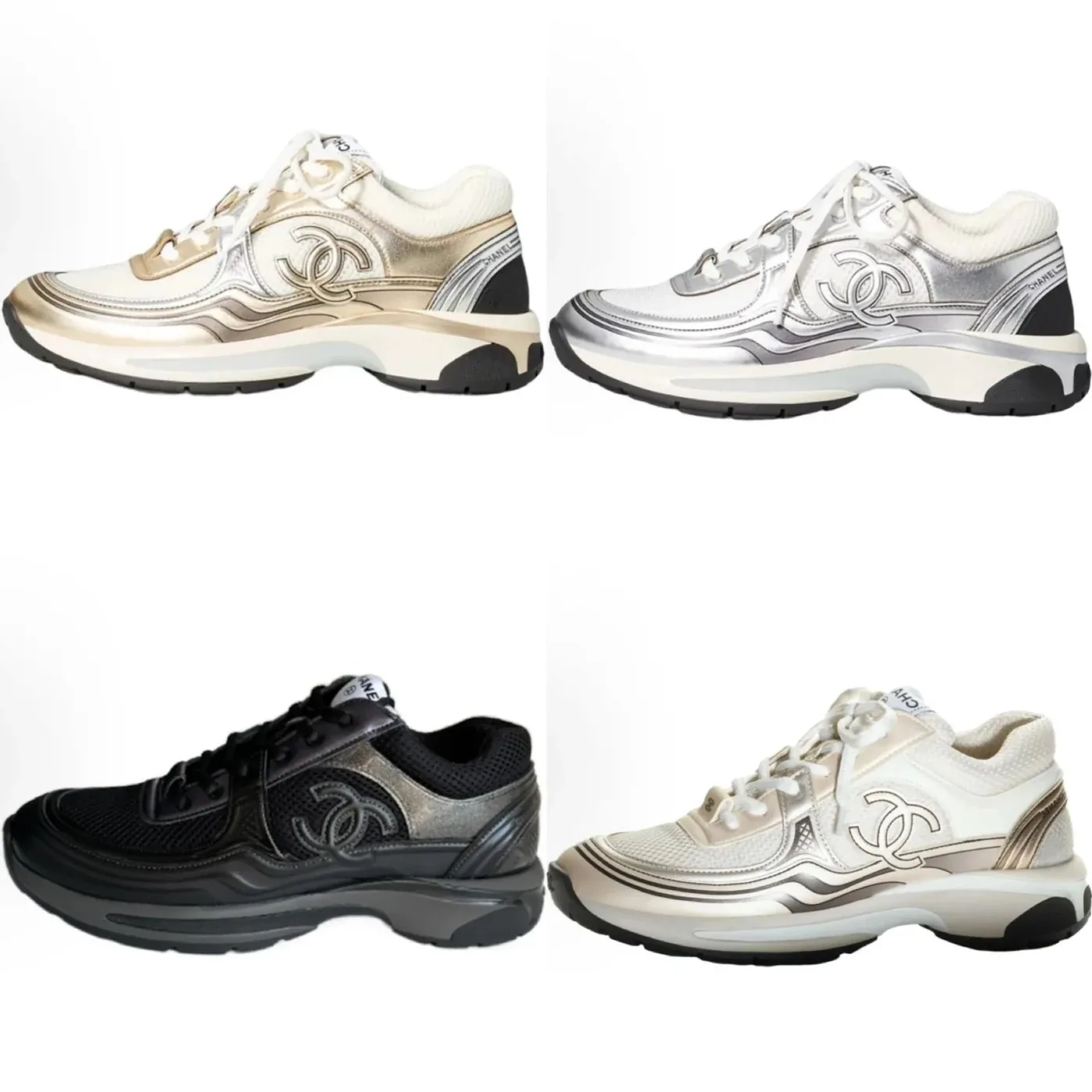 Chanel Double-C Logo Sneakers