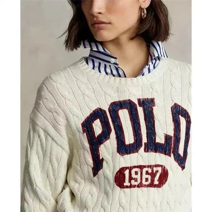 Polo Ralph Lauren Classic Collegiate Cable-Knit Sweater
