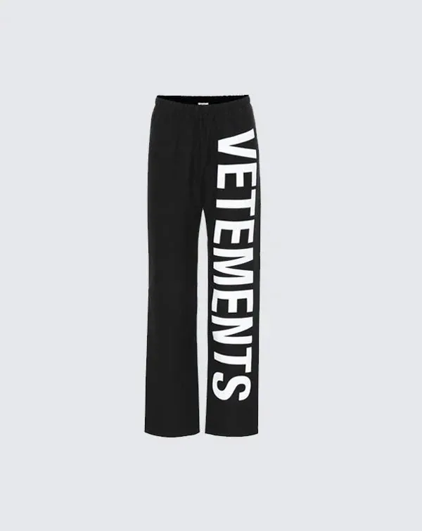 VETEMENTS Classic Wide-Leg Sweatpants