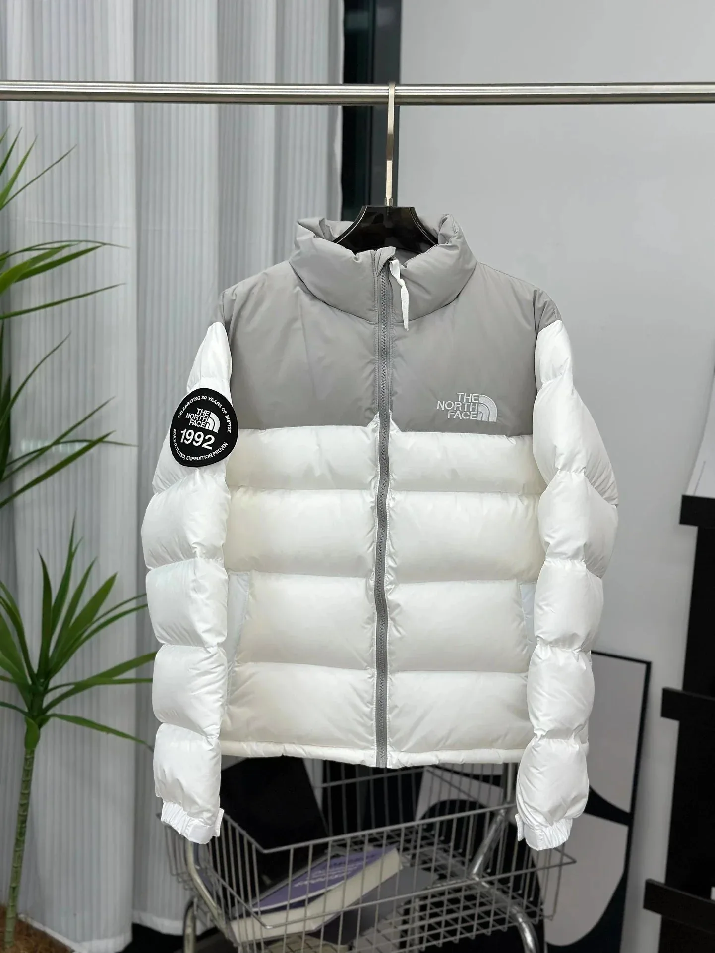 The North Face Colorblock Puffer Jacket