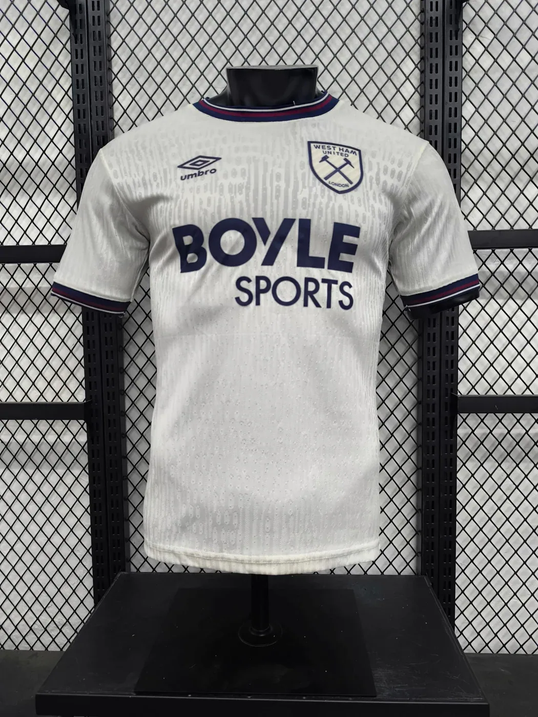 West Ham United Football Club Retro Away Kit produced by Umbro