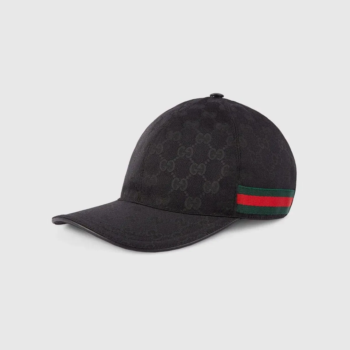 Gucci Classic Double G Monogram Web Baseball Cap