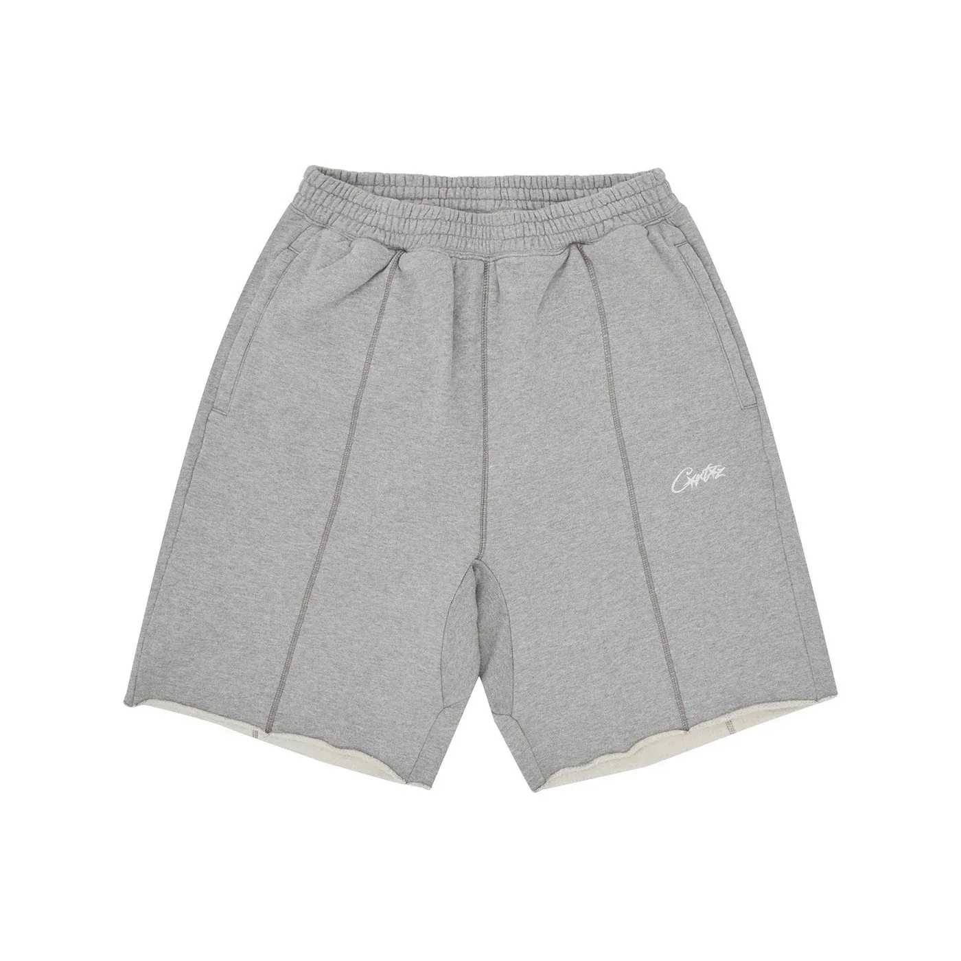 Corteiz Grey Paneled Athletic Shorts