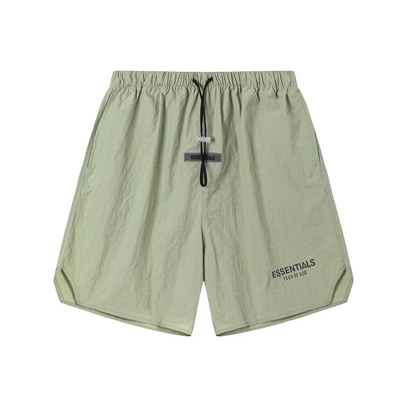 Fear of God Essentials Nylon Shorts Sage