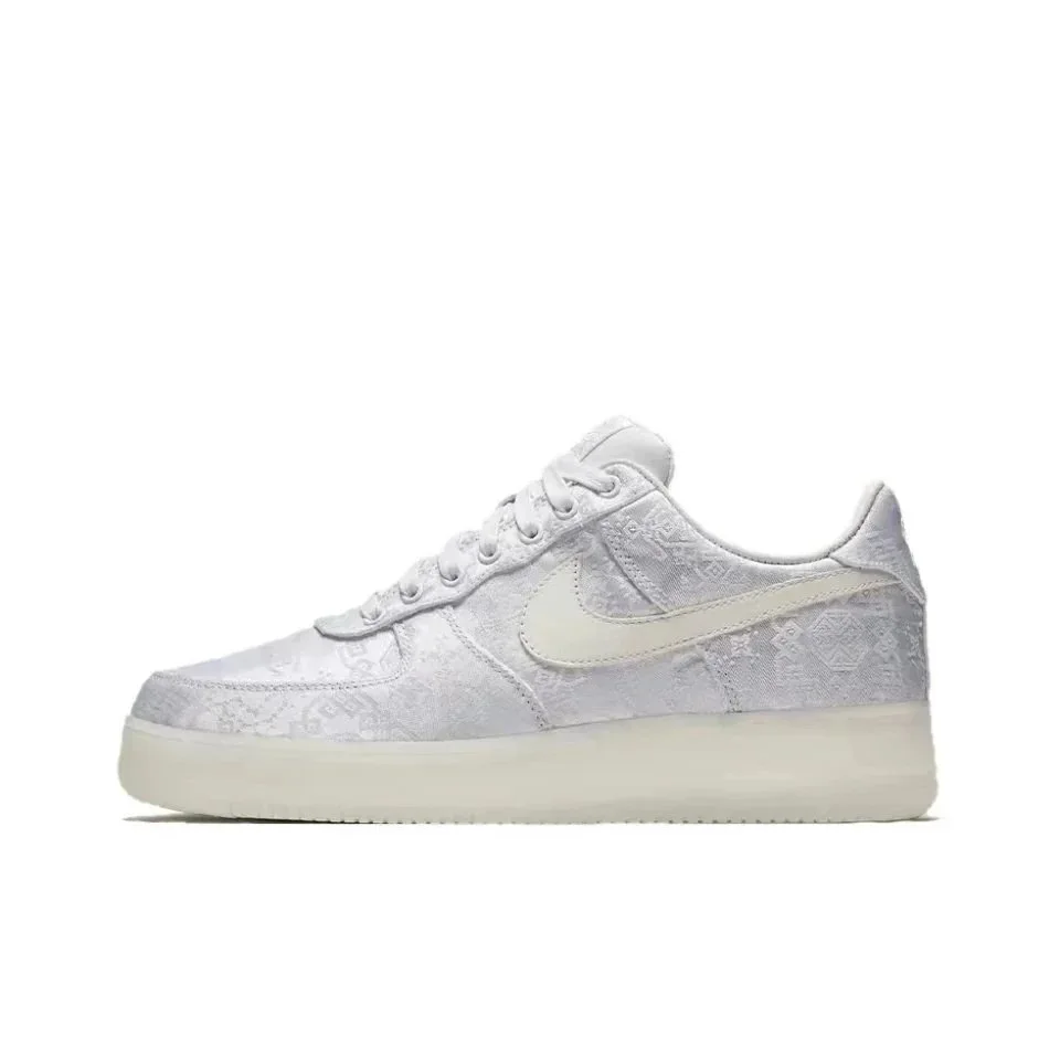 CLOT x Nike Air Force 1 Low White Silk