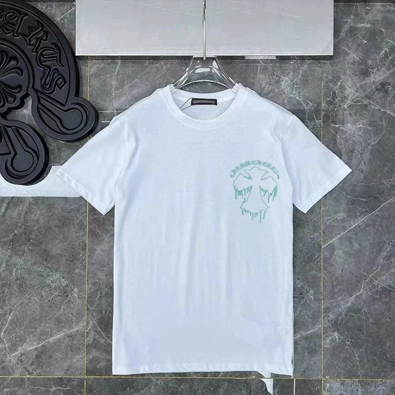 Chrome Hearts Drip Cross White T-Shirt
