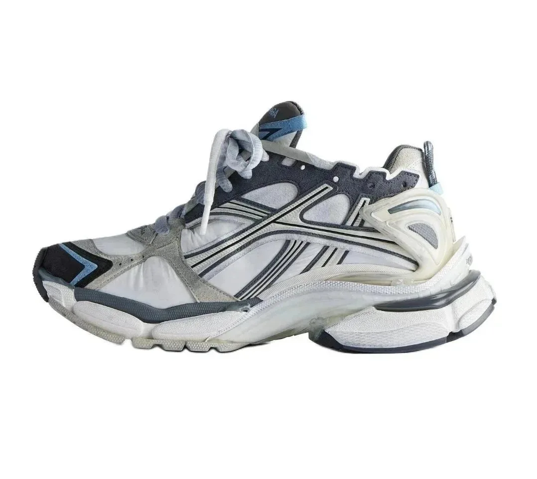 Balenciaga Runner Sneaker White Grey Blue