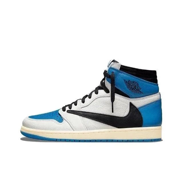 Travis Scott x Air Jordan 1 High Blue White
