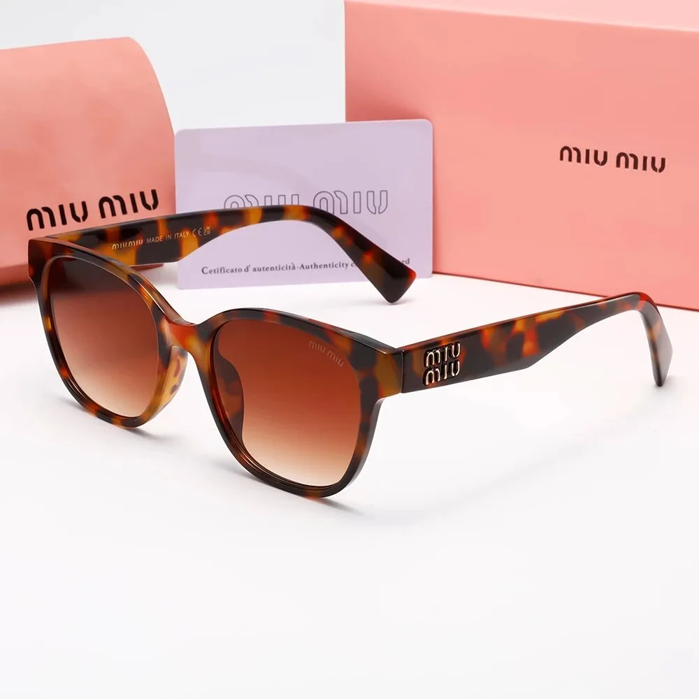 Miu Miu Cat-Eye Sunglasses Havana Gradient Brown