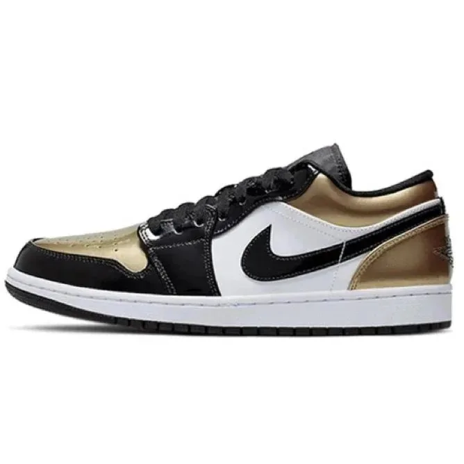 Air Jordan 1 Low Black and Gold