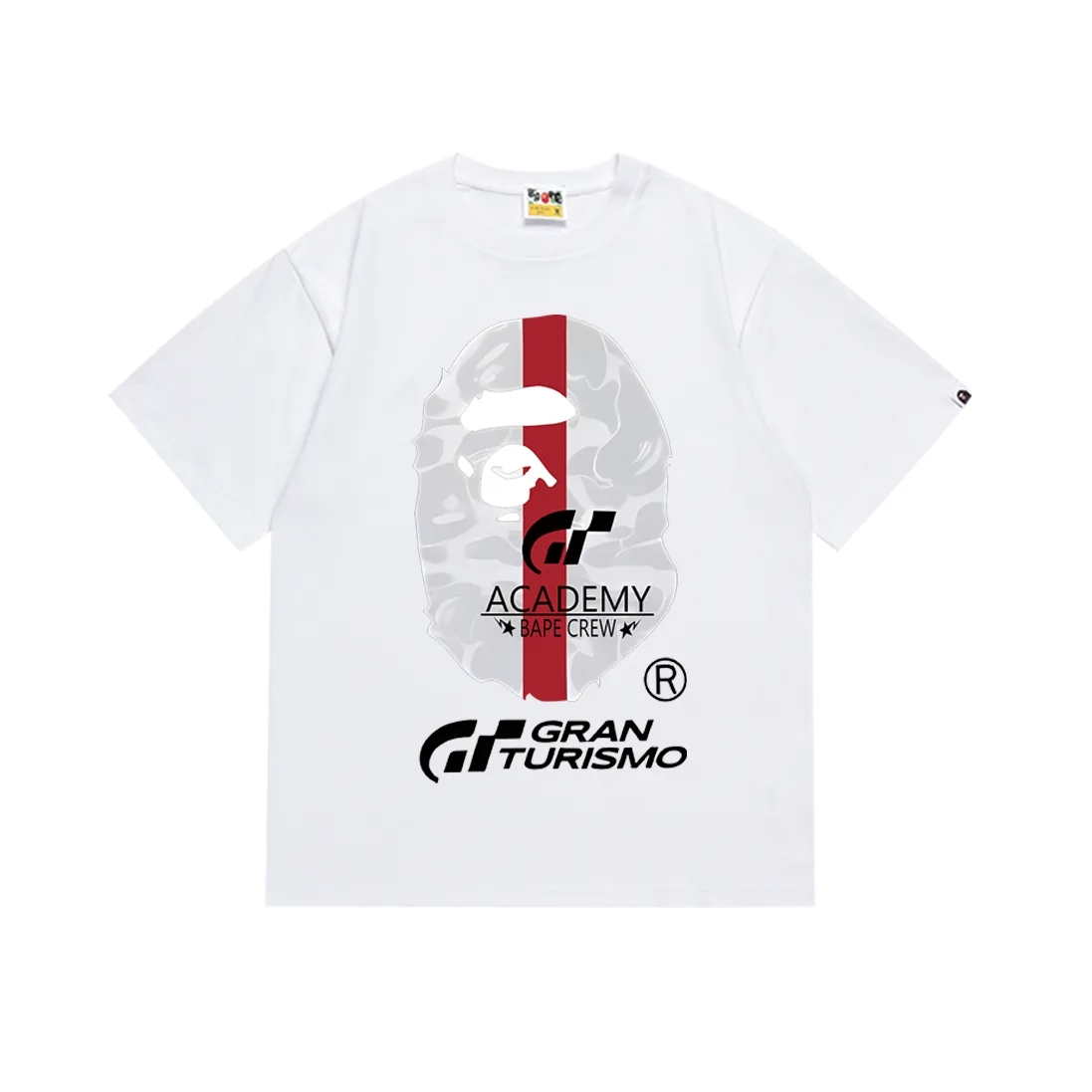 A Bathing Ape x Gran Turismo Academy T-Shirt White